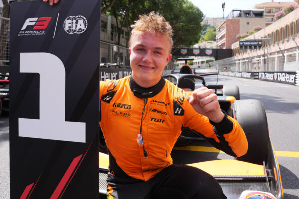 Martinius Stenshorne with his P1 bollard in Monaco