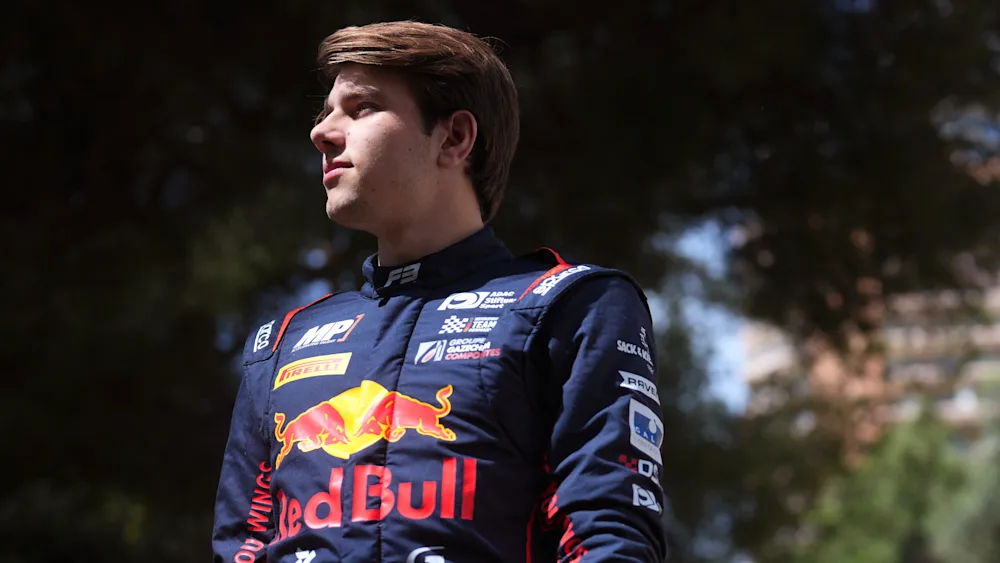 MP Motorsport's Tim Tramnitz in the 2025 F3 season