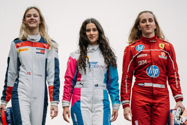 Inside MP Motorsport: How F1 Academy teammates Weug, Larsen, and Ciconte bond MP Motorsport teammates Maya Weug, Alba Larsen and Joanne Ciconte formed an unlikely but powerful partnership.