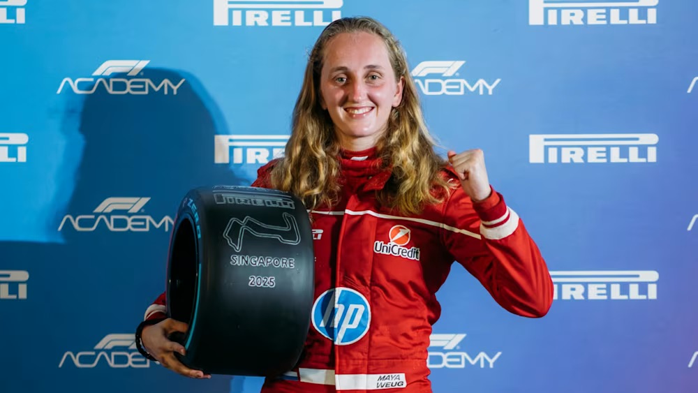 Maya Weug reflects on her F1 Academy Qualifying in Singapore, taking pole position