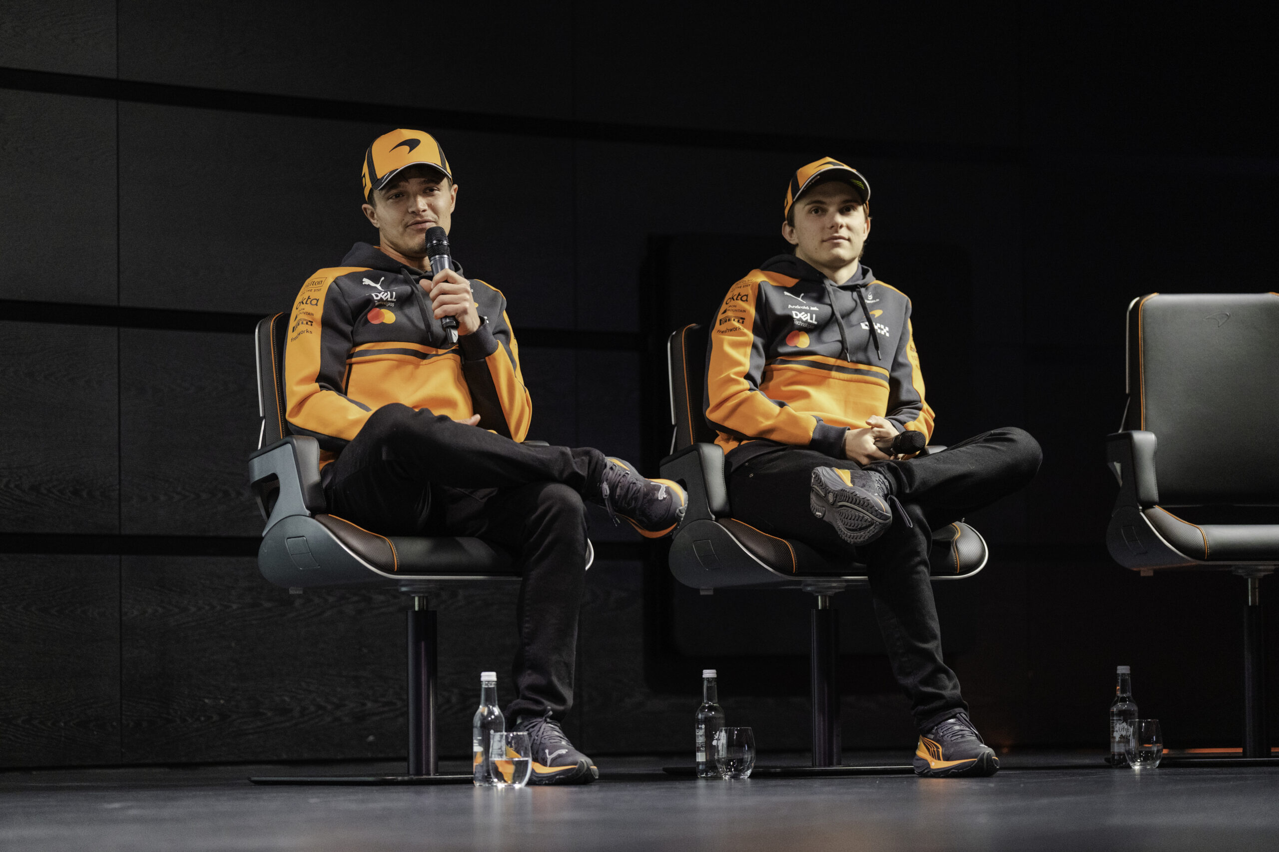 McLaren drivers Lando Norris and Oscar Piastri spoke about F1's 2026 rule changes and Max Verstappen's potential departure from the sport.
