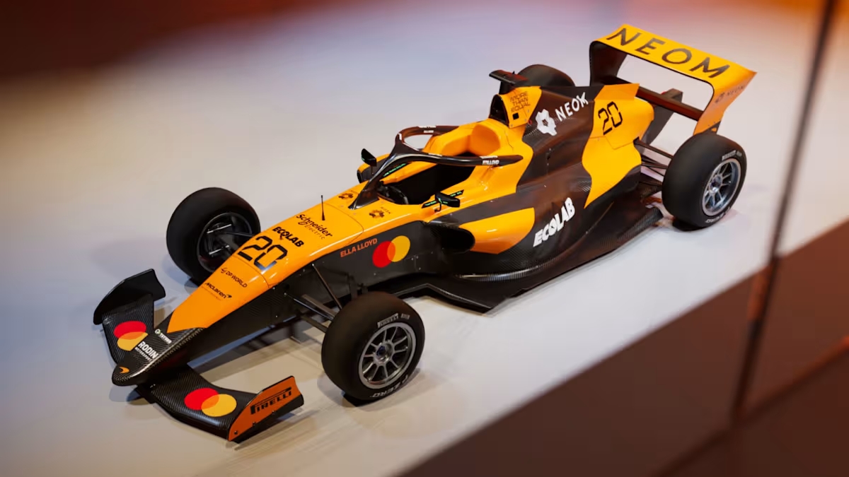 McLaren unveil their 2026 F1 Academy liveries as Lloyd begins her second season and Stevens prepares for her debut in papaya.