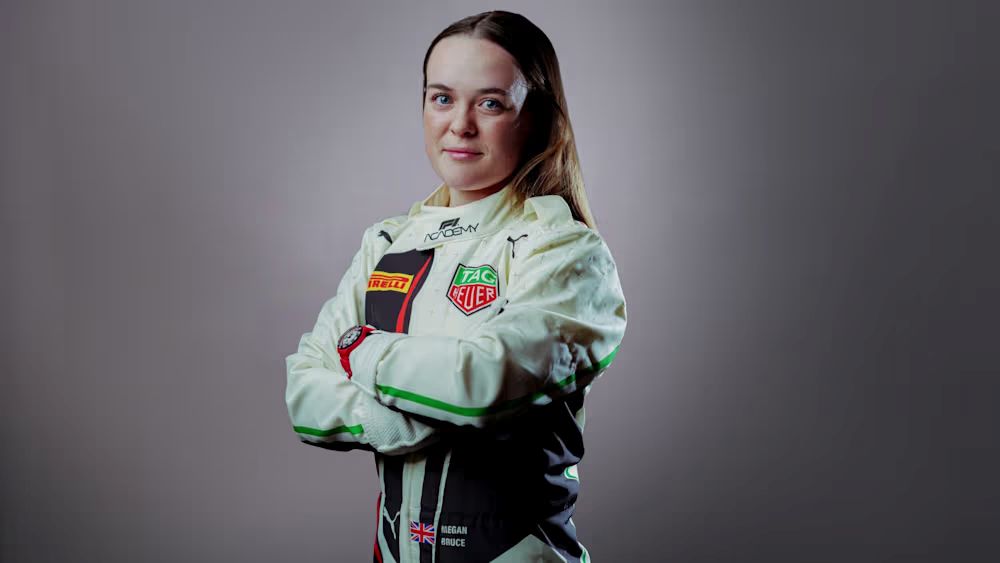 Megan Bruce steps up to F1 Academy in 2026 with TAG Heuer and Campos Racing after strong GB4 progress.