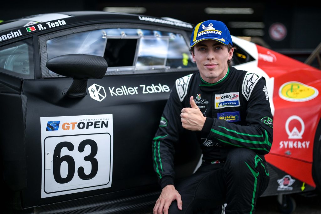Emson and Lebbon extend their 2026 GT Open lead to 23 points after a wet Hockenheim win, as Moncini and Testa claim a maiden victory.