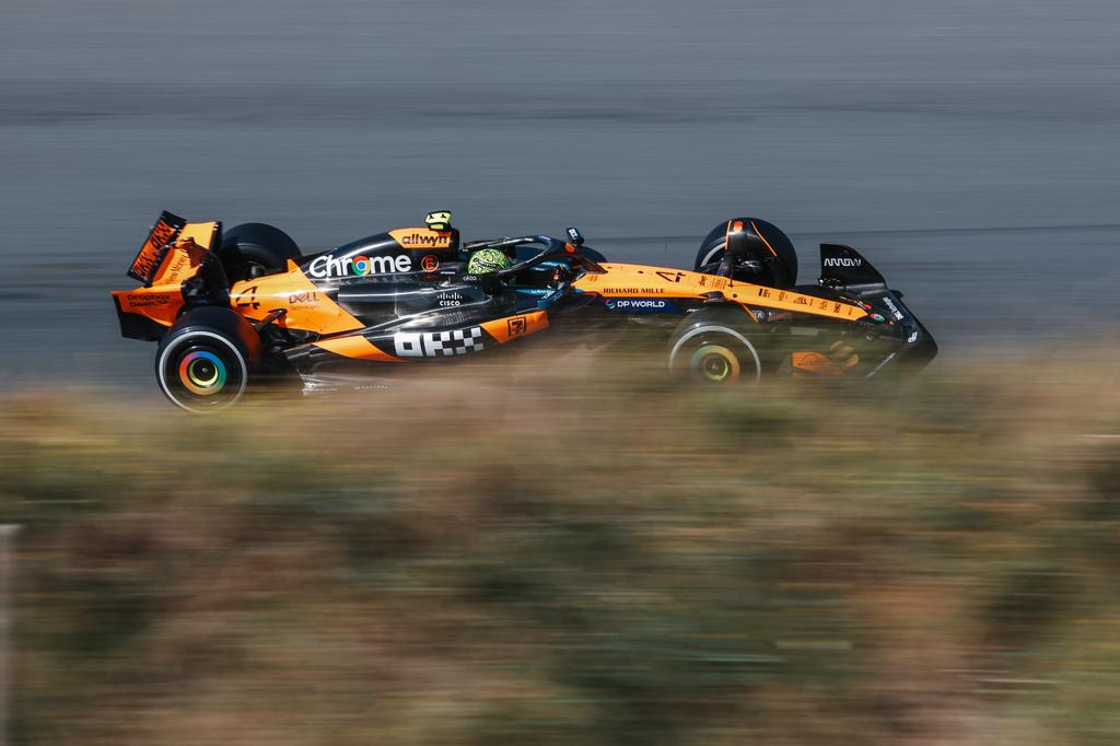 F1 Dutch GP Norris on track in his MCL39