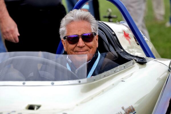 Former F1 driver and motorsport legend, Mario Andretti, for IndyCar