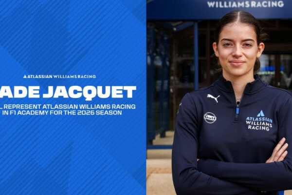 Williams Racing welcomes Jade Jacquet for 2026 F1 Academy season Williams Racing has announced that French driver Jade Jacquet will represent the team during the 2026 F1 Academy season.