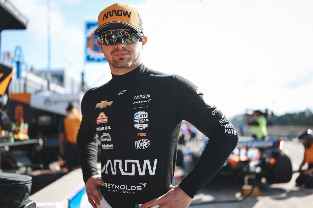 Pato O'Ward during the Alabama GP.