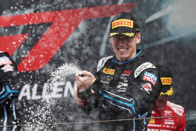 Luca Engstler on Lamborghini’s historic CrowdStrike 24h of Spa win