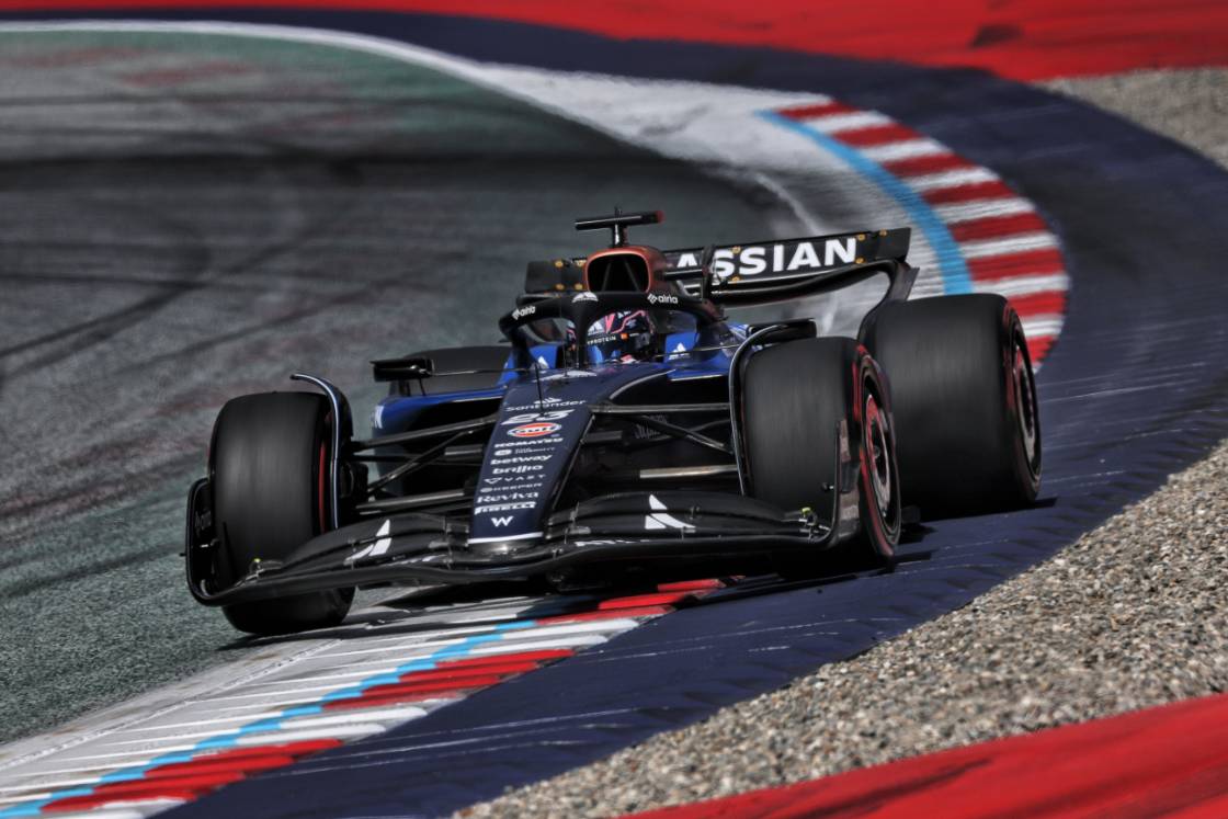 Alex Albon at the 2025 F1 Austrian GP