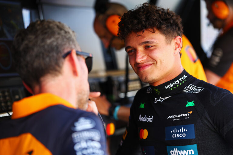 Lando Norris at the 2025 Bahrain Grand Prix