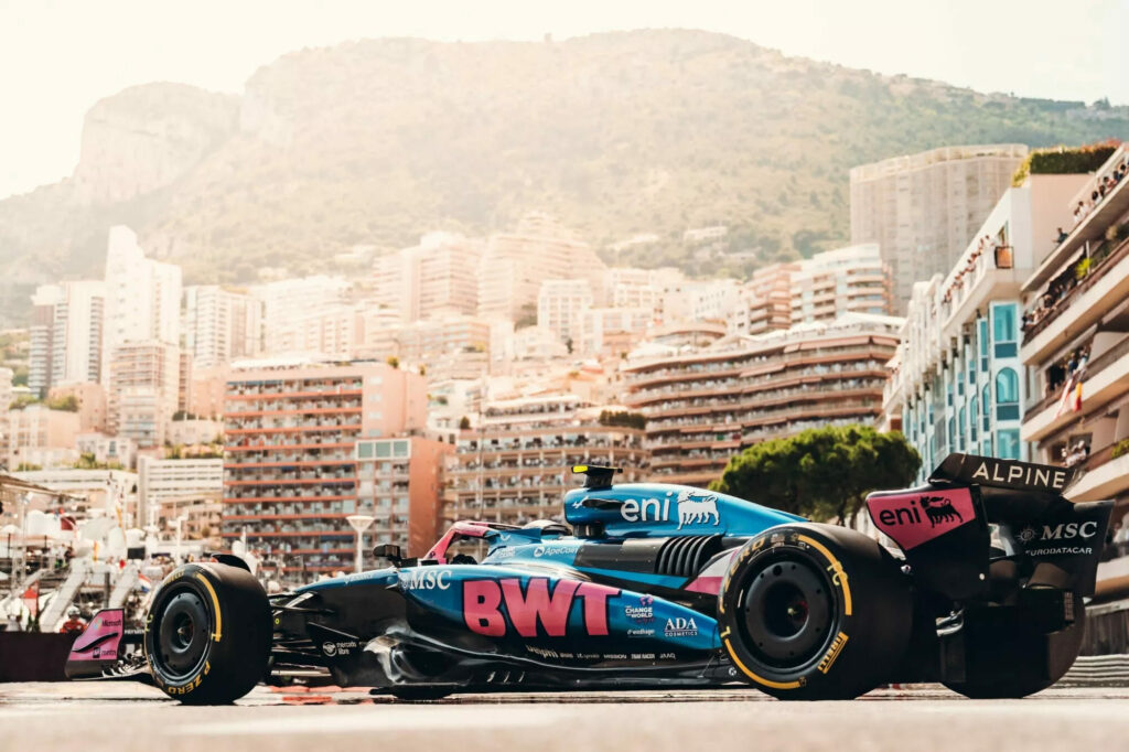 Colapinto during the Monaco GP qualifying.