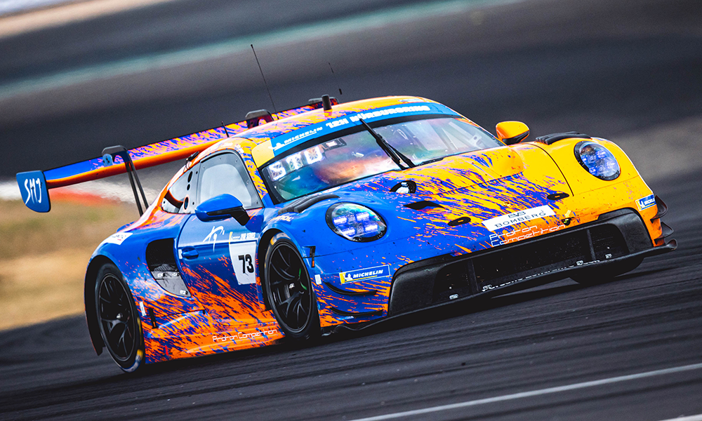 Proton Competition withdraws from the 24H Barcelona after Jörg Dreisow's bike accident, ending its title defence at season finale.