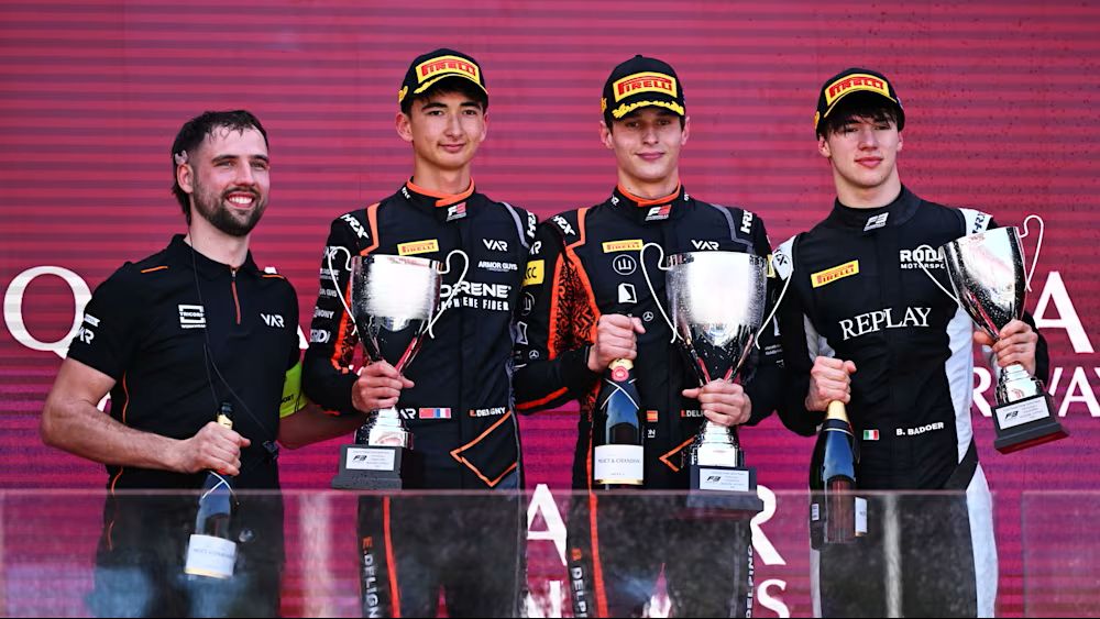 Del Pino leads the early F3 championship after a shortened Australian GP Sprint Race, while Campos’ Naël and Ugochukwu loom for Sunday.