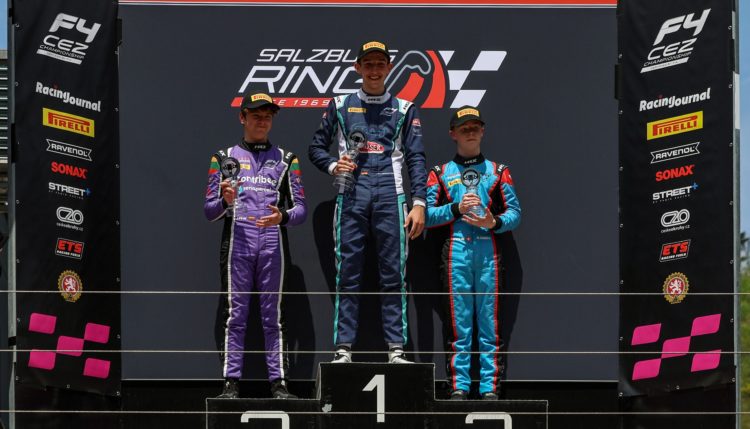 Markas Silkunas leads Simon Rechenmacher and Georgiy Zasov into the F4 CEZ Rookie title decider at the Hungaroring.