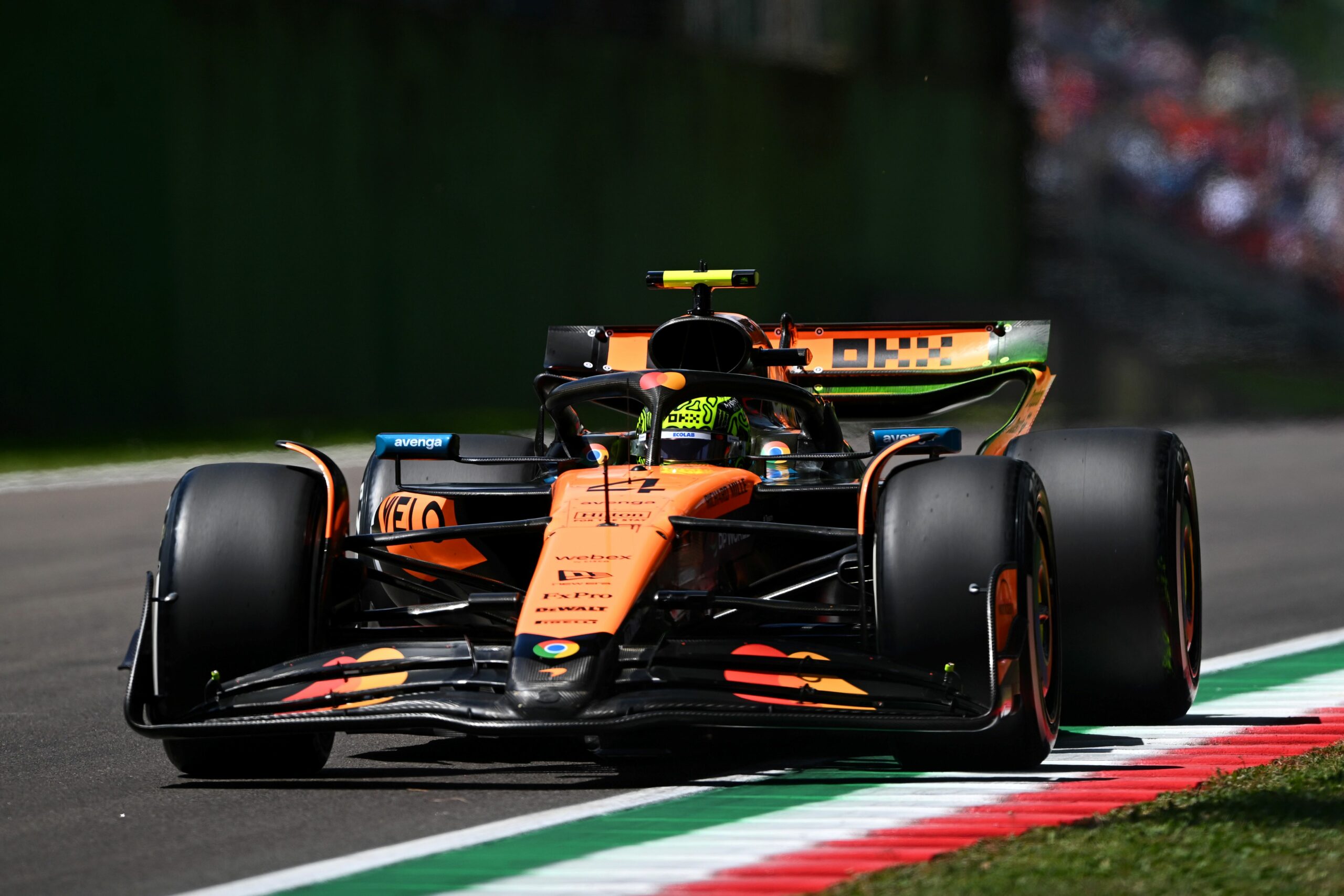McLaren's Lando Norris had a difficult Qualifying session at the 2025 F1 Imola GP.