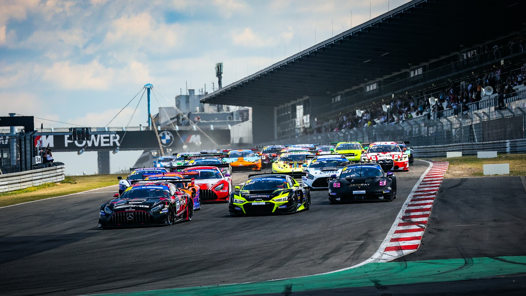 Up2Race leads the first Michelin 12H Nürburgring at halfway after a red flag, with Proton and Viper Niza Racing still on the lead lap.