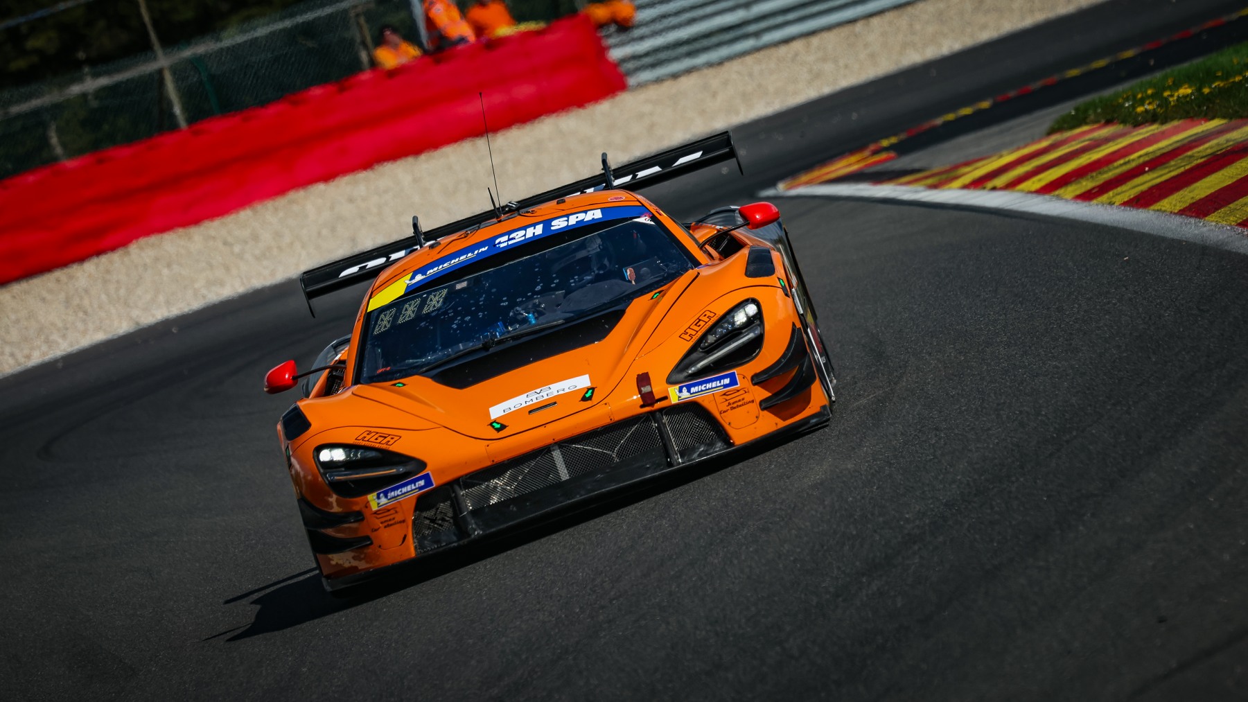 Optimum Motorsport claims pole with a stunning McLaren lap, setting the stage for a thrilling Michelin 12H Spa-Francorchamps race weekend.