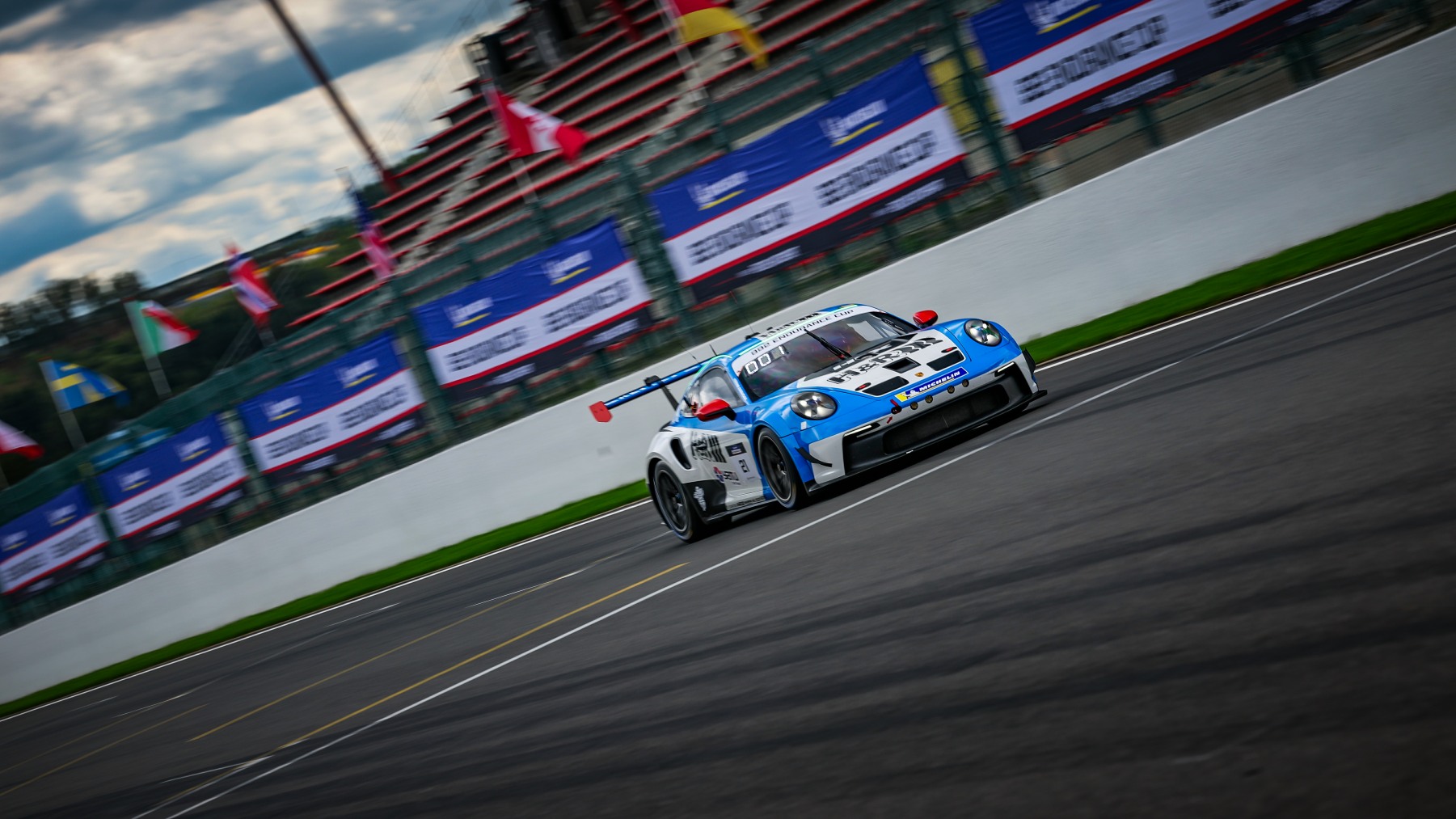 Mühlner Motorsport will start the Michelin 992 Endurance Cup from pole after Dylan Pereira’s Shoot-Out lap was deleted at Spa.
