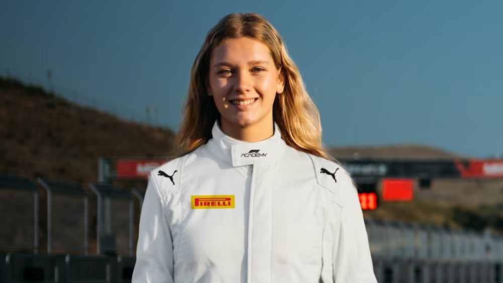 PUMA announced Rachel Robertson as the driver to represent them on the 2026 F1 Academy grid, driving in a Hitech-operated car