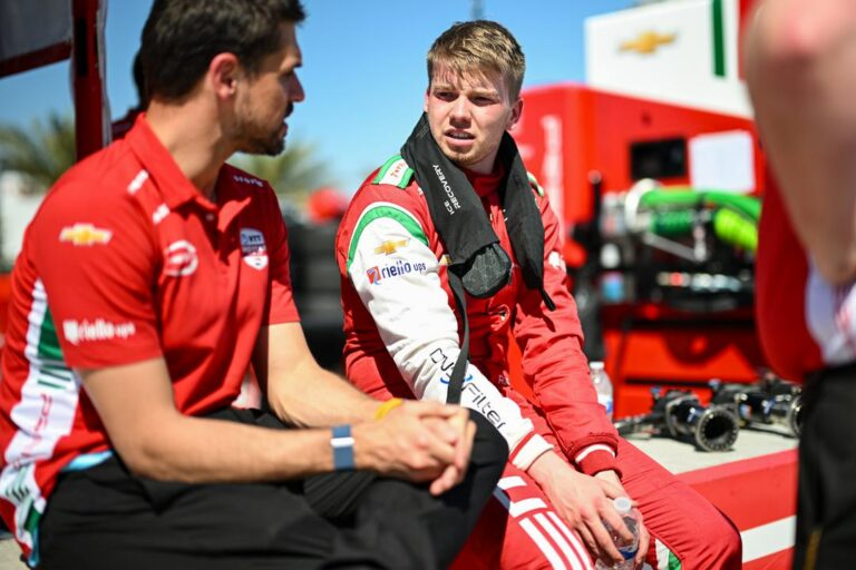prema driver Shwartzman during the IndyCar round at Thermal