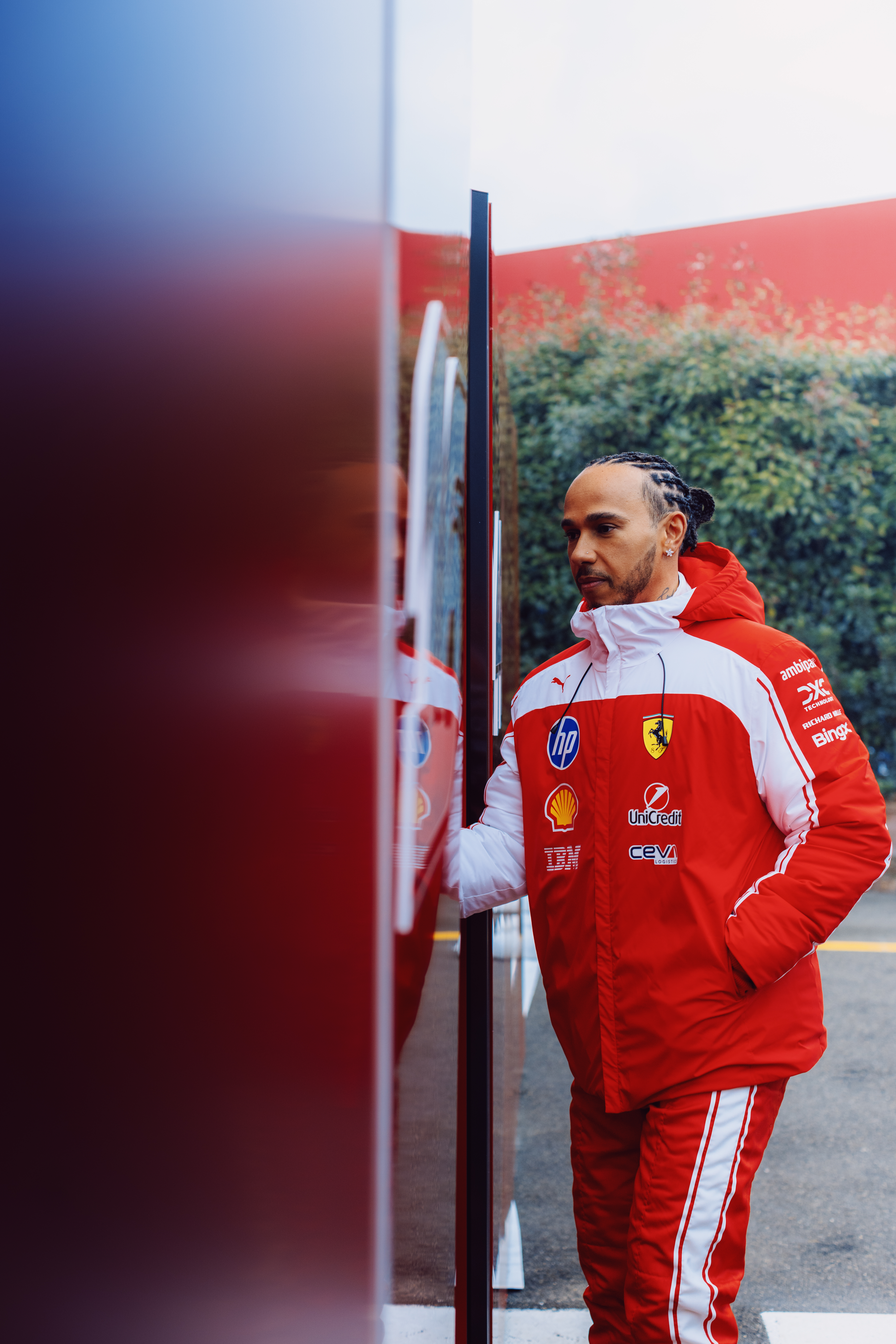 Lewis Hamilton drove the SF-26 for the third time during Thursday's 2026 F1 Barcelona shakedown. He praised its reliabilty and mileage.