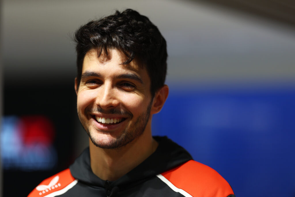 NORTHAMPTON, ENGLAND - JULY 02: Esteban Ocon of France and Haas F1 looks on during previews ahead of the F1 Grand Prix of Great Britain at Silverstone Circuit on July 02, 2026 in Northampton, England. (Photo by Simon Galloway/LAT Images)