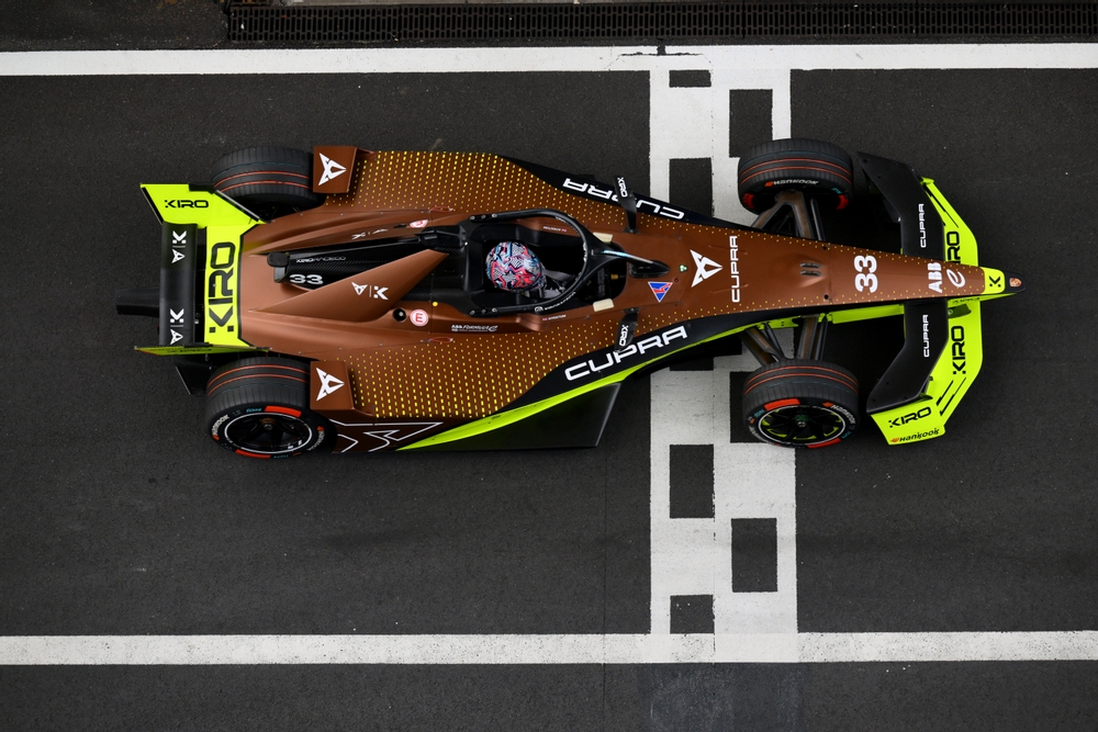 CUPRA KIRO during the Formula E race in Shanghai.