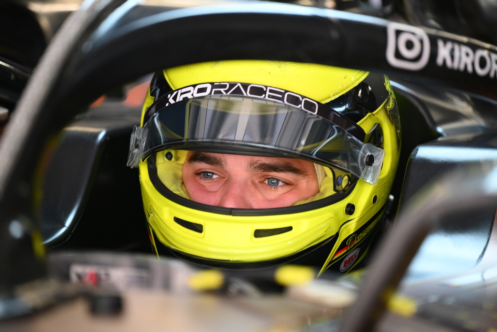 SHANGHAI, CHINA - MAY 31: David Beckmann of Germany and CUPRA KIRO looks on from his car during qualifying, ahead of the Shanghai E-Prix, Round 10 of the 2025 FIA Formula E World Championship at Shanghai International Circuit on May 31, 2025 in Shanghai, China. Beckmann spoke to the media ahead of the Formula E weekend in Berlin.