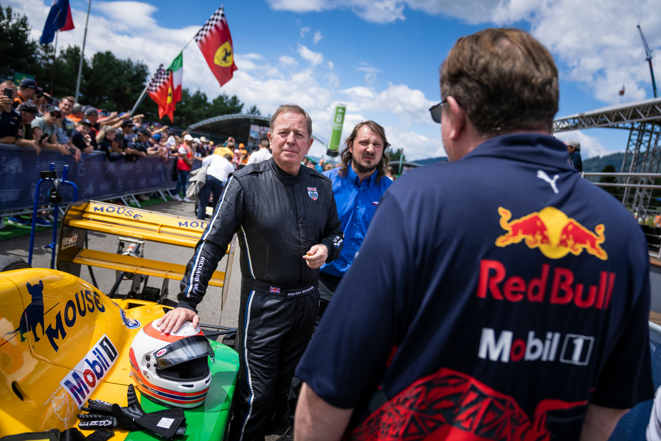 Martin Brundle at the Red Bull Ring