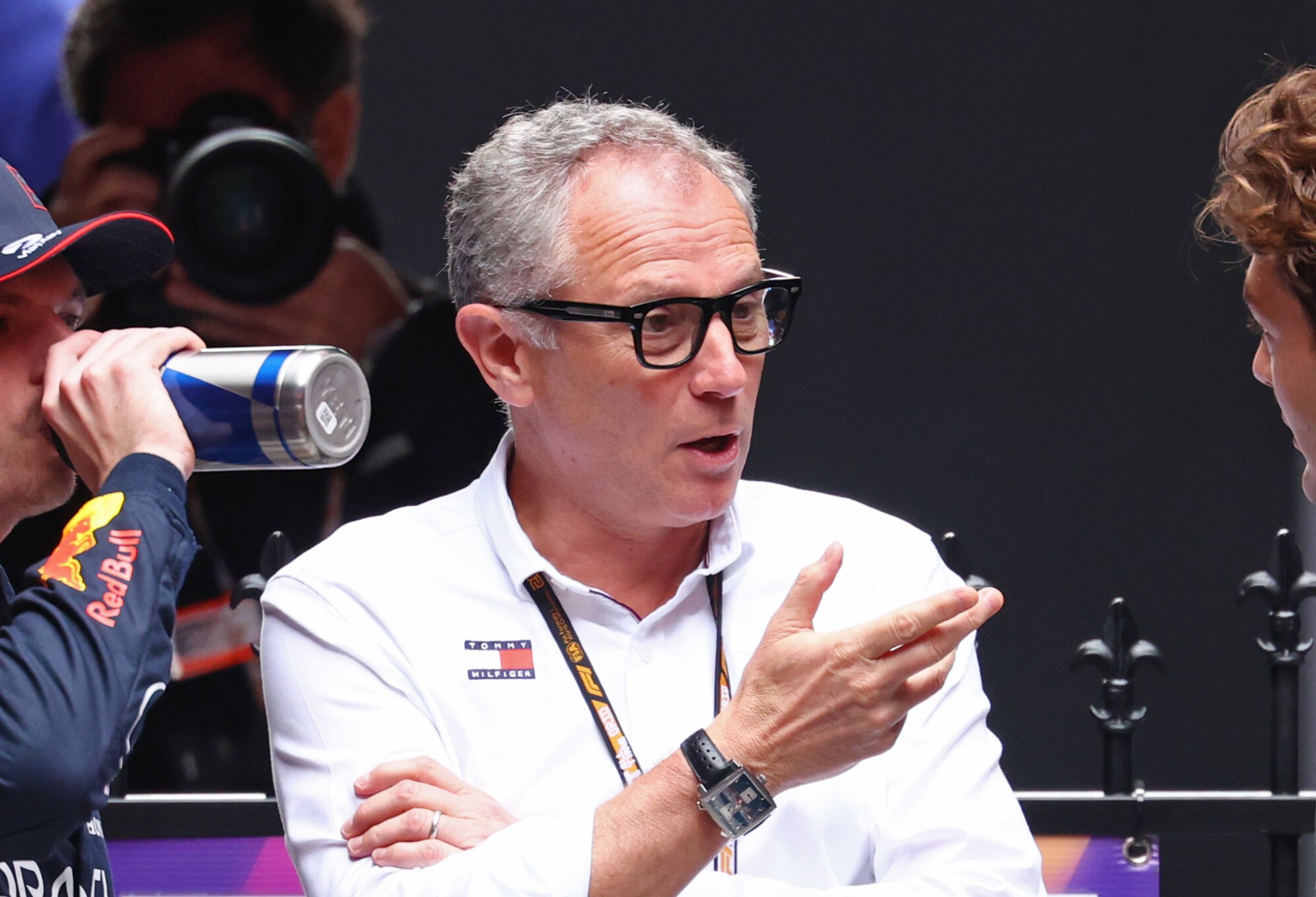 F1 CEO Stefano Domenicali during an F1 race weekend format at the F1 Australian GP