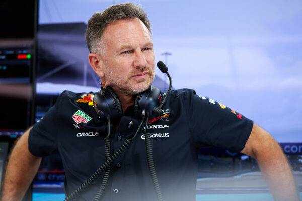Christian Horner in Red Bull team kit