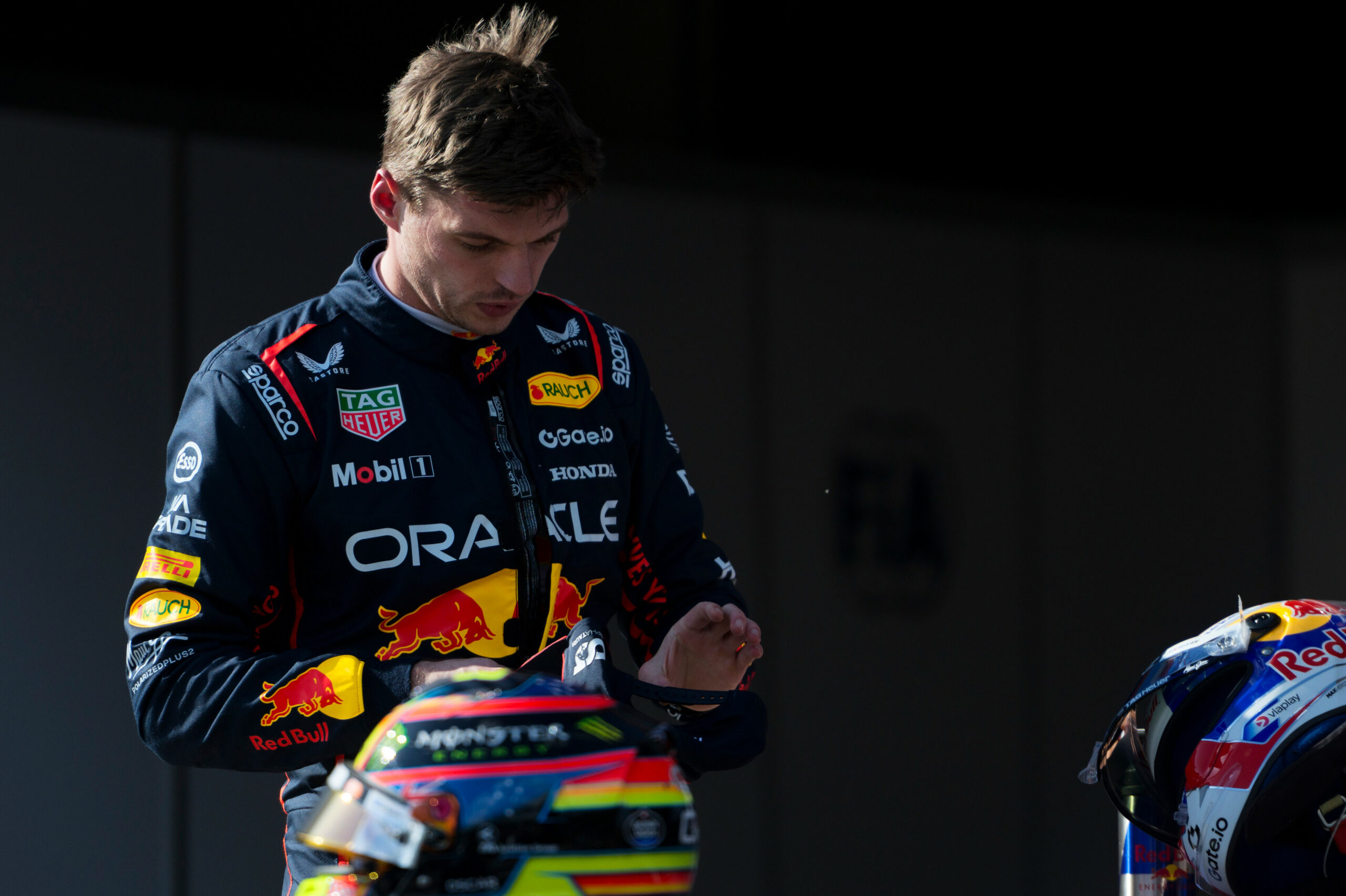 Red Bull Driver Max Verstappen Qualifying for F1 Imola GP