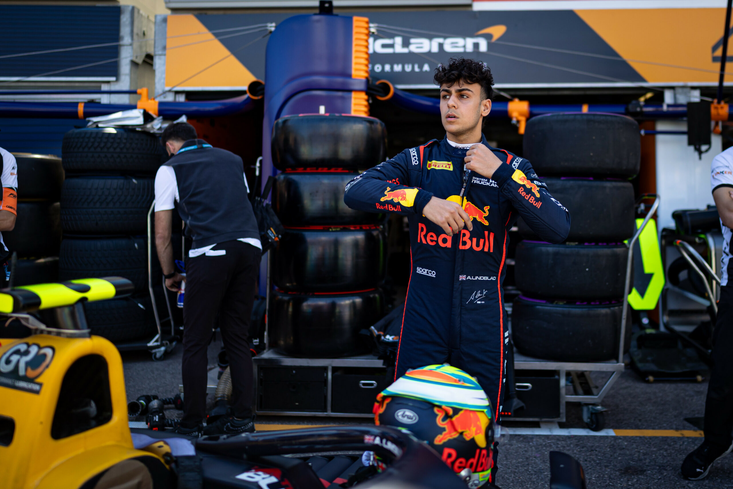 Arvid Lindblad #4 Campos Racing, during round 5 of the FIA Formula 2 Championship at Circuit de Monaco in Monte-Carlo on May 22-25, 2025.