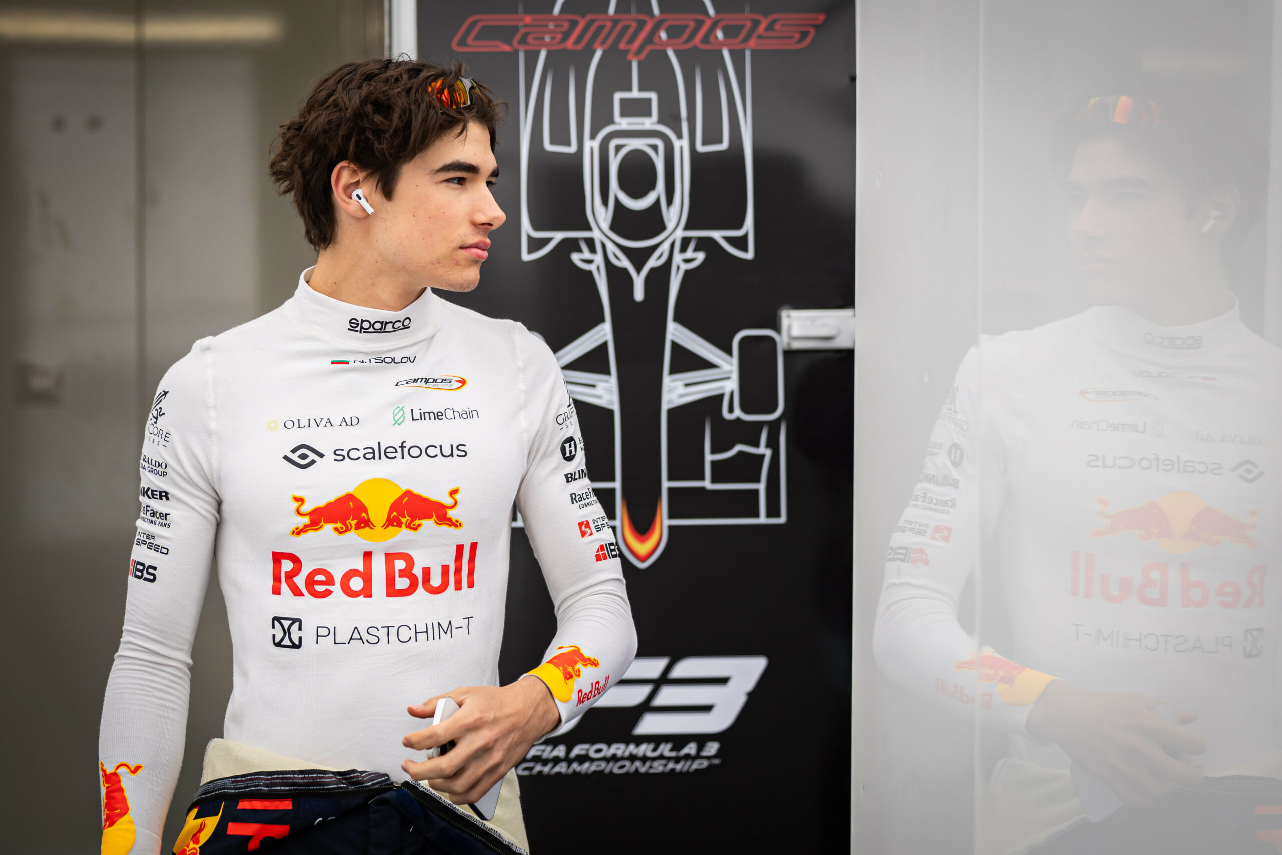 Nikola Tsolov with Campos Racing during the F3 Monaco GP 2025.