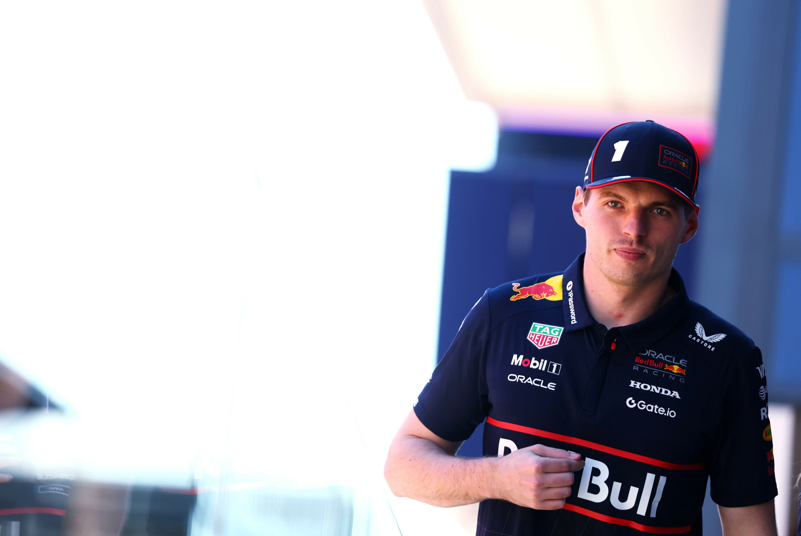 Red Bull's Max Verstappen in the paddock on media day in Barcelona ahead of the F1 Spanish GP