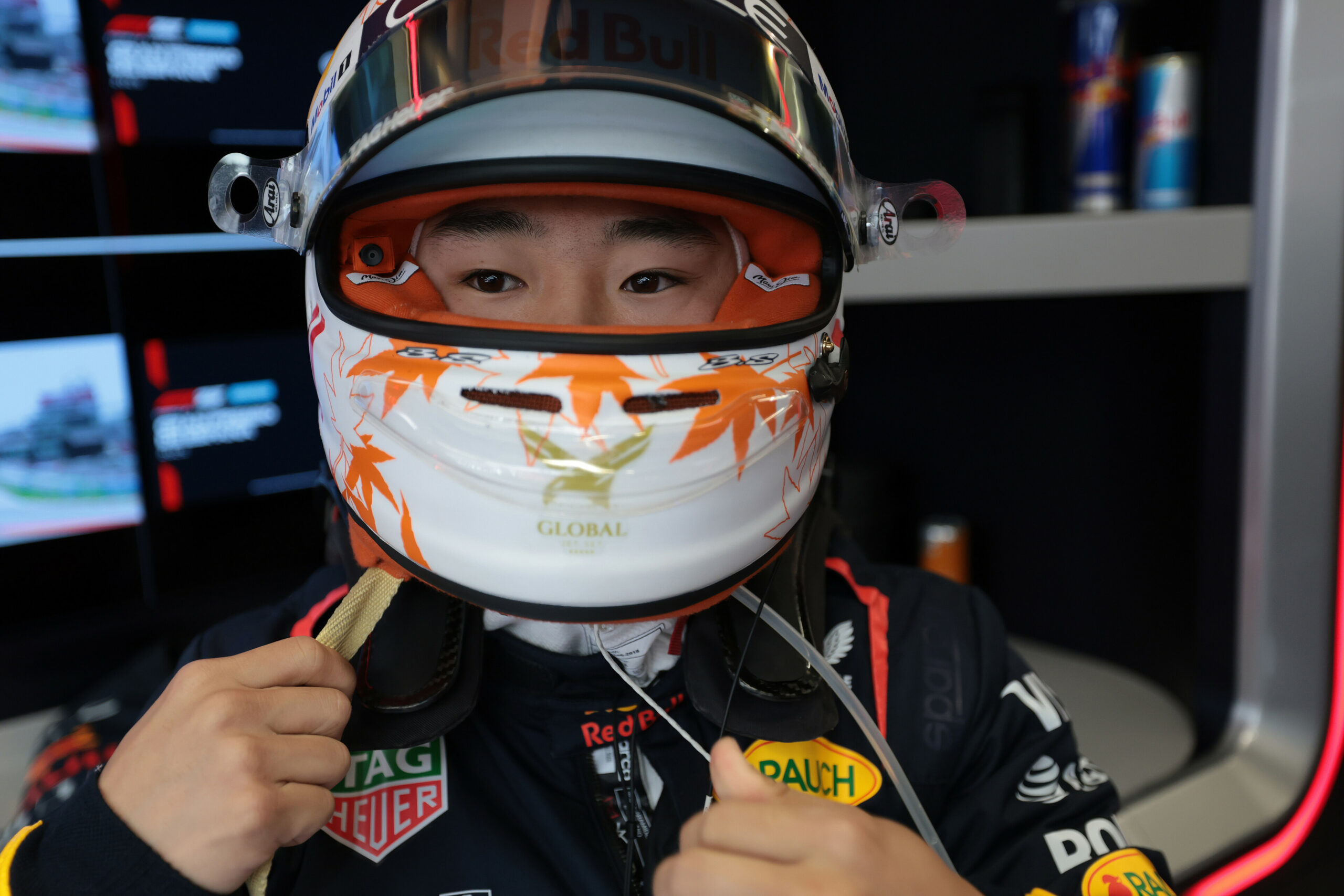 Yuki Tsunoda at the Spanish GP