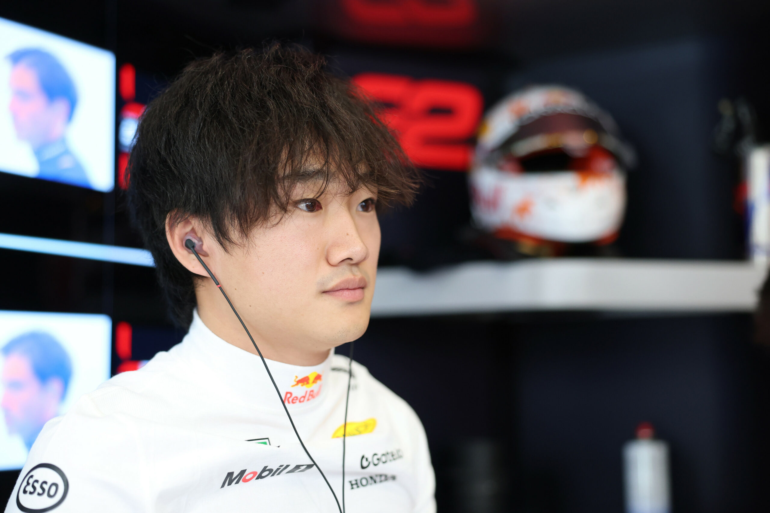SPIELBERG, AUSTRIA - JUNE 28: Yuki Tsunoda of Japan and Oracle Red Bull Racing looks on during qualifying ahead of the F1 Austrian GP at Red Bull Ring on June 28, 2025 in Spielberg, Austria. (Photo by Mark Thompson/Getty Images) // Getty Images / Red Bull Content Pool // SI202506280763 // Usage for editorial use only //