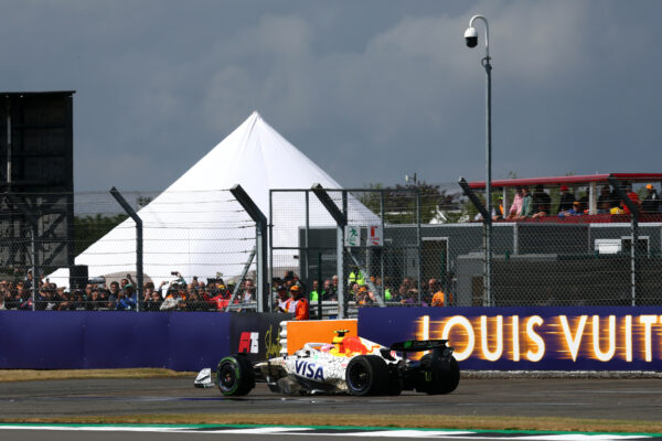 Liam Lawson had a weekend to forget at the F1 British GP after retiring on the opening lap.