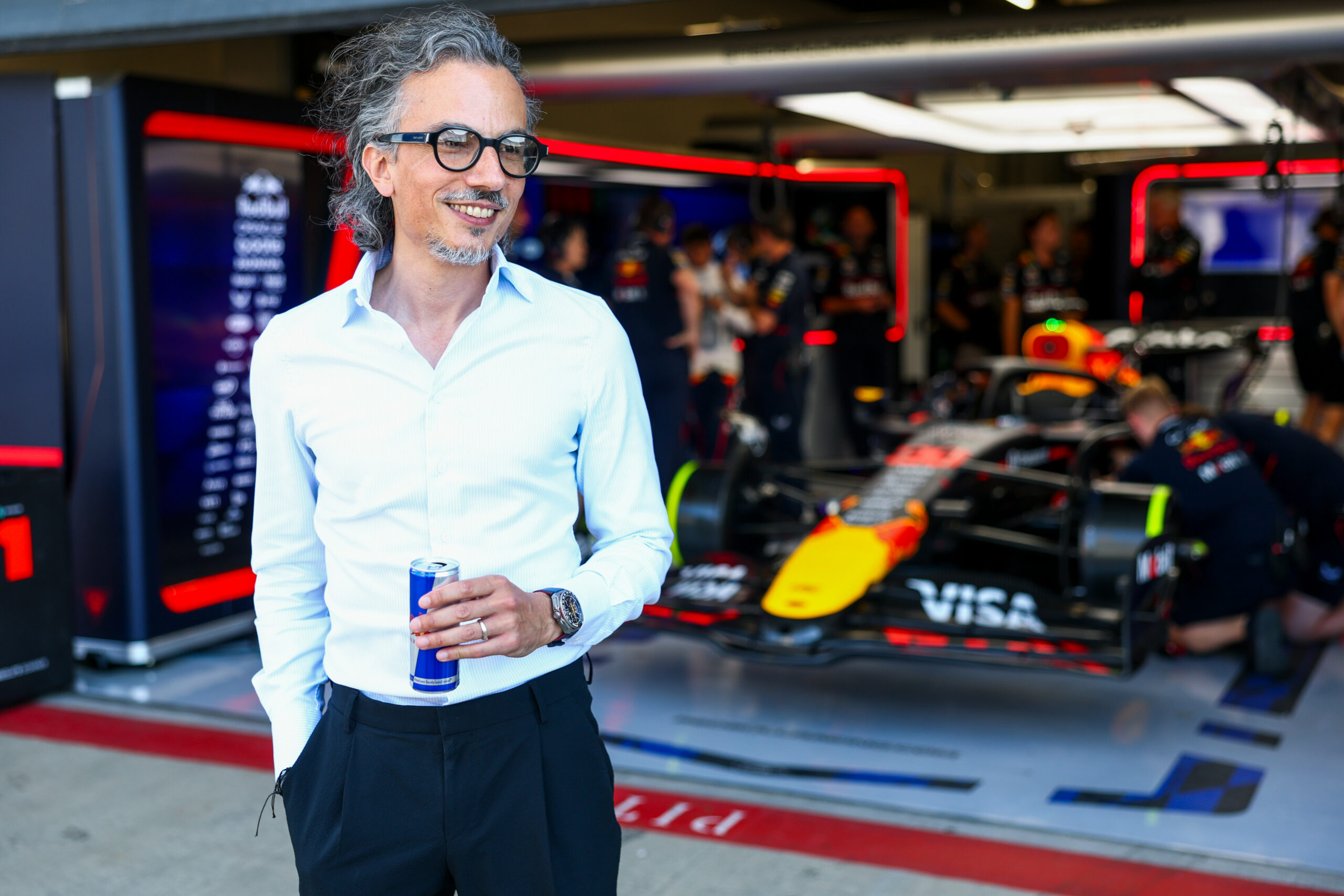 Laurent Mekies’ first day as Red Bull Team Principal