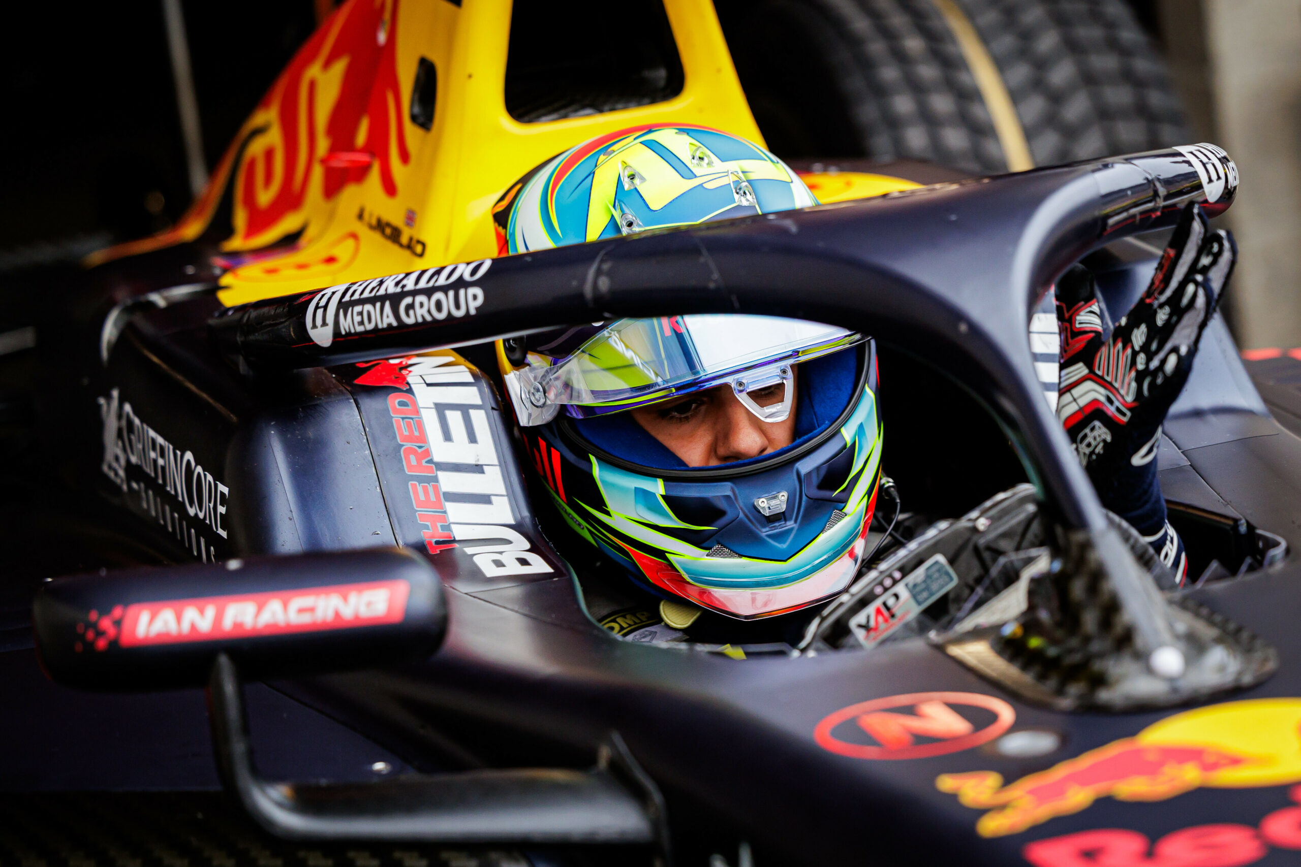 Campos Racing's Arvid Lindblad during F2 Belgian GP.