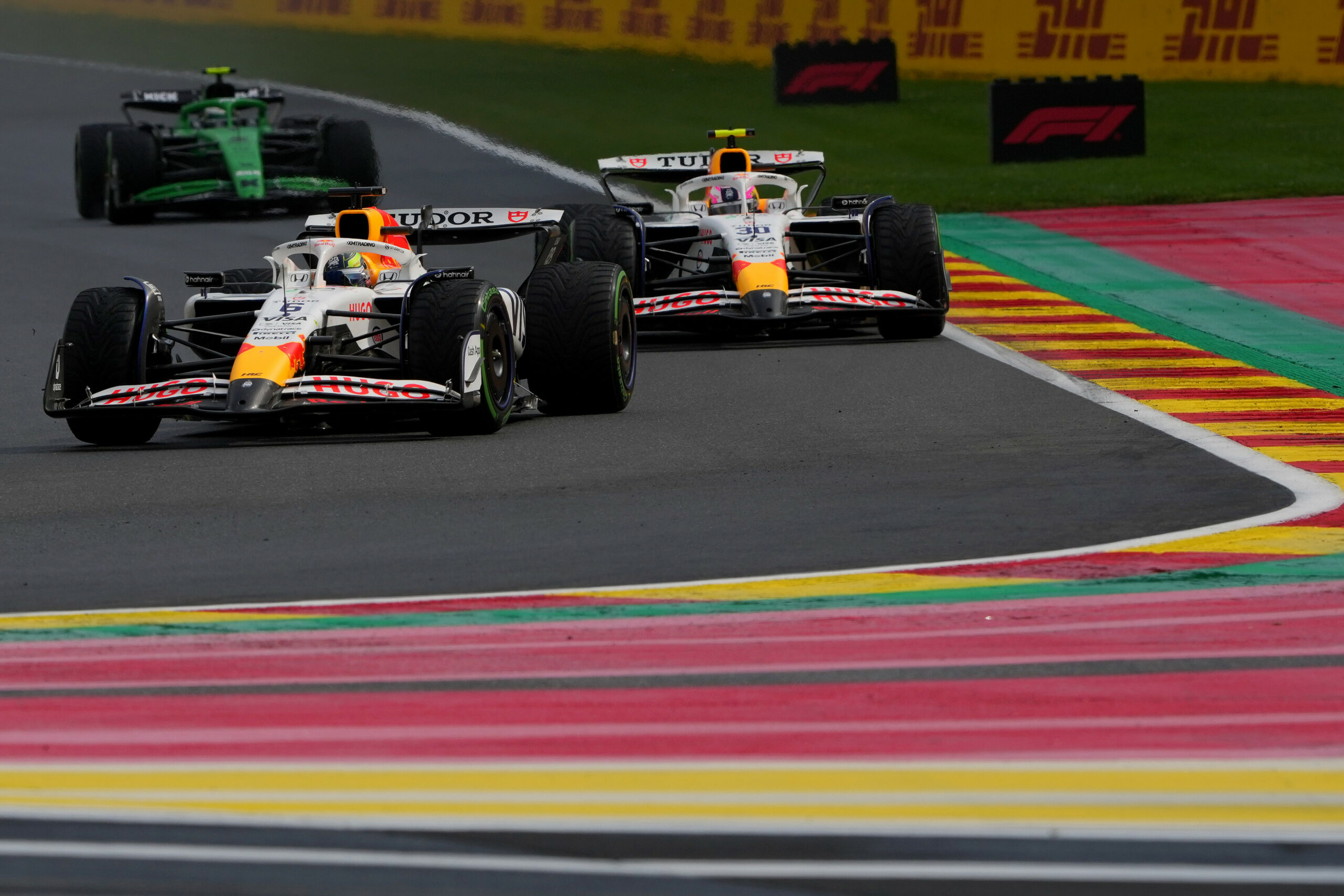Hadjar is overtaken by Racing Bulls teammate Lawson and gets P20 in catastrophic Belgian GP