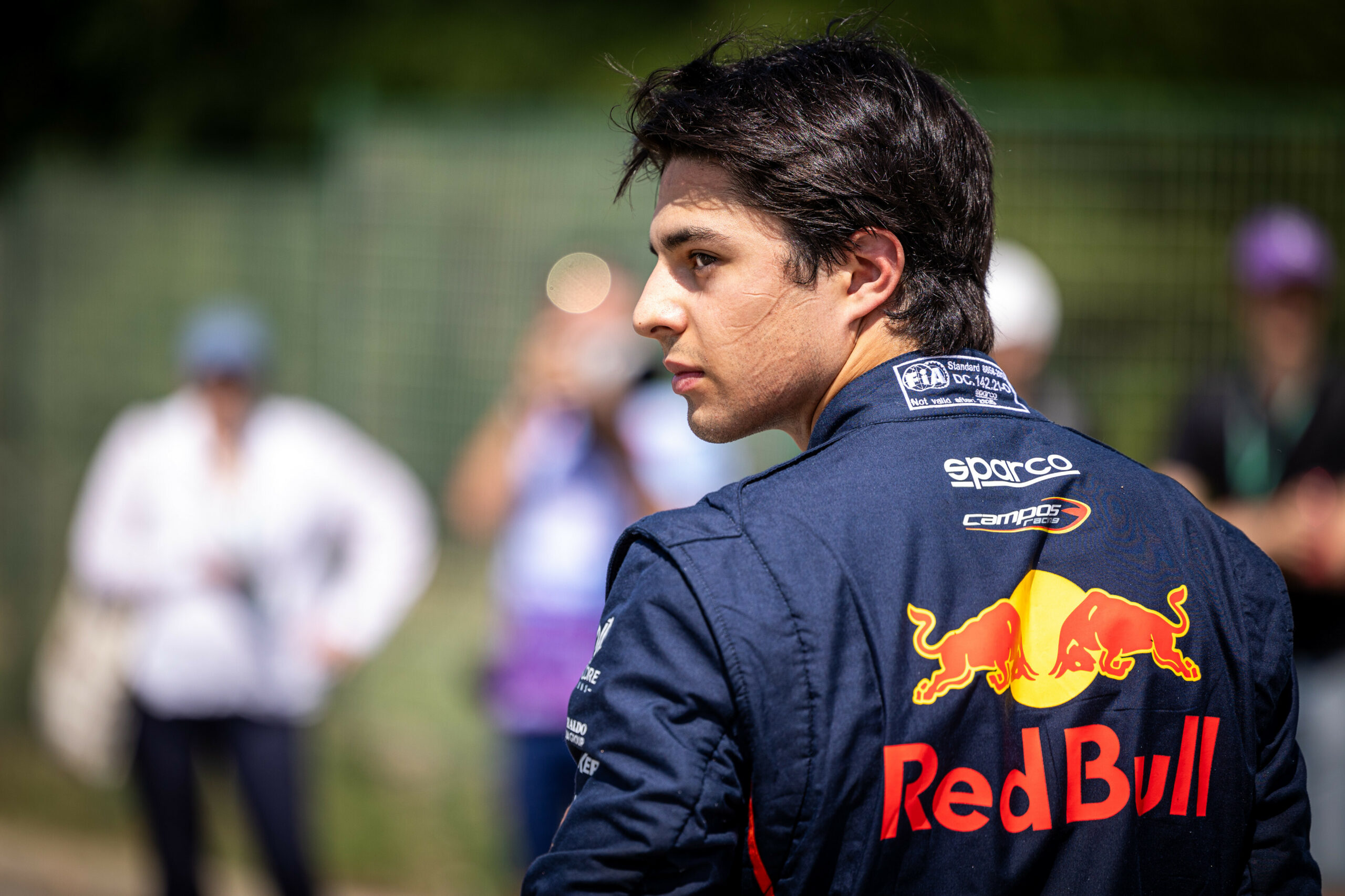 F2 Sprint Race at the Hungarian GP, winner Pepe Marti