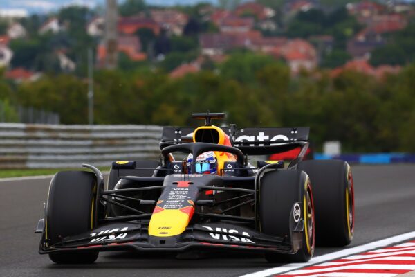 Red Bull Racing's Max Verstappen on track during the F1 Hungarian GP race