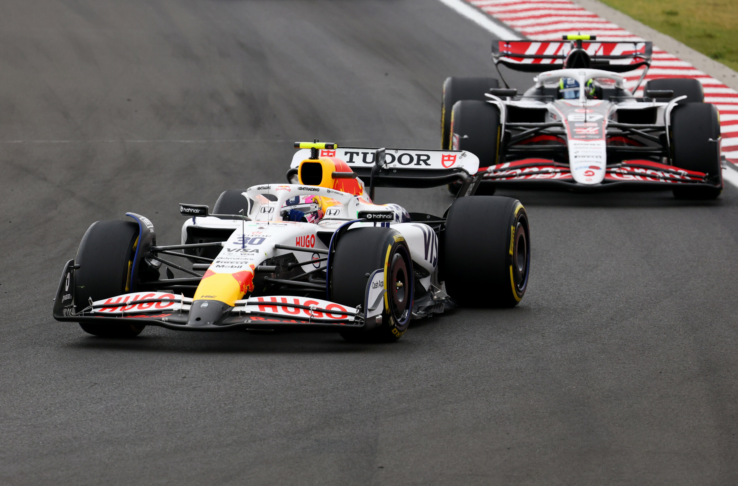 Racing Bulls Driver Liam Lawson in the 2025 F1 Hungarian GP.