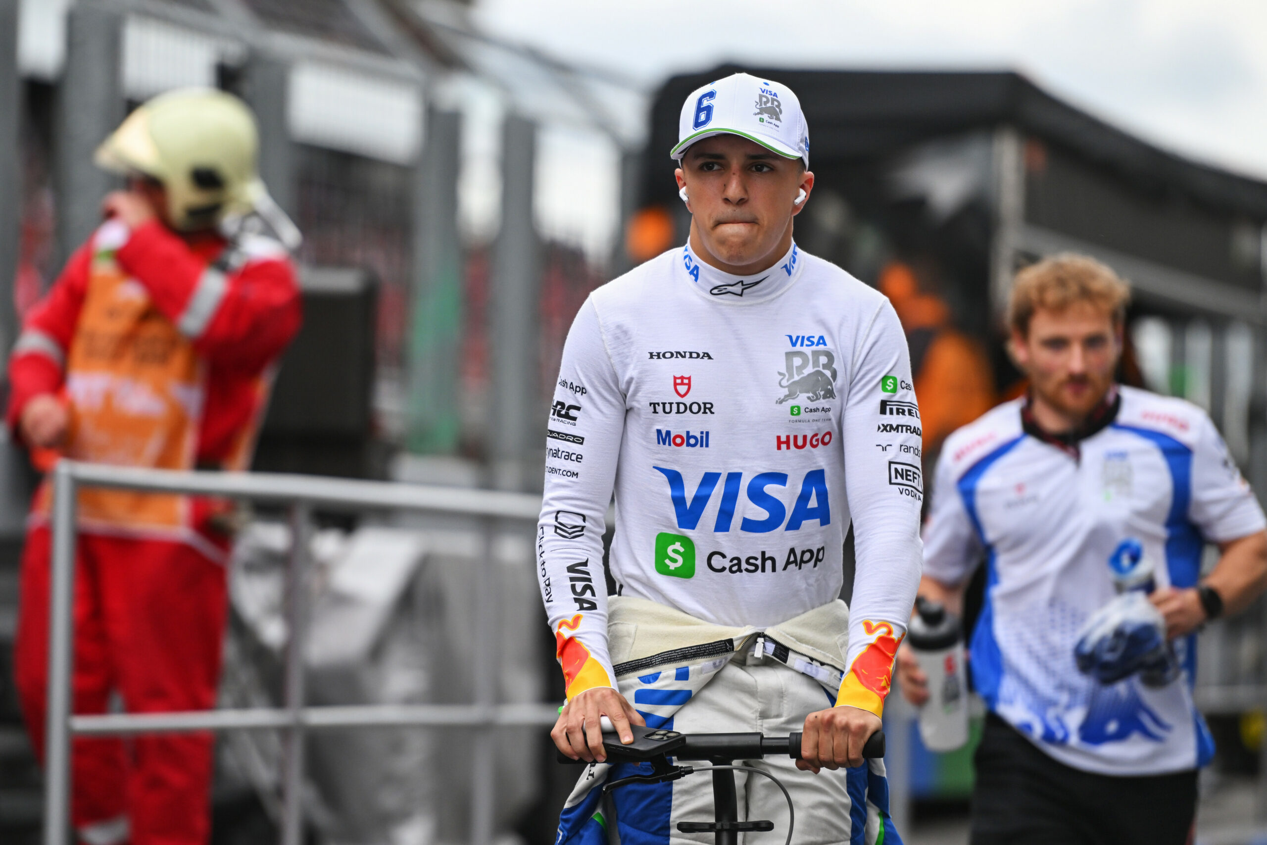 F1 rookie Isack Hadjar of Racing Bulls