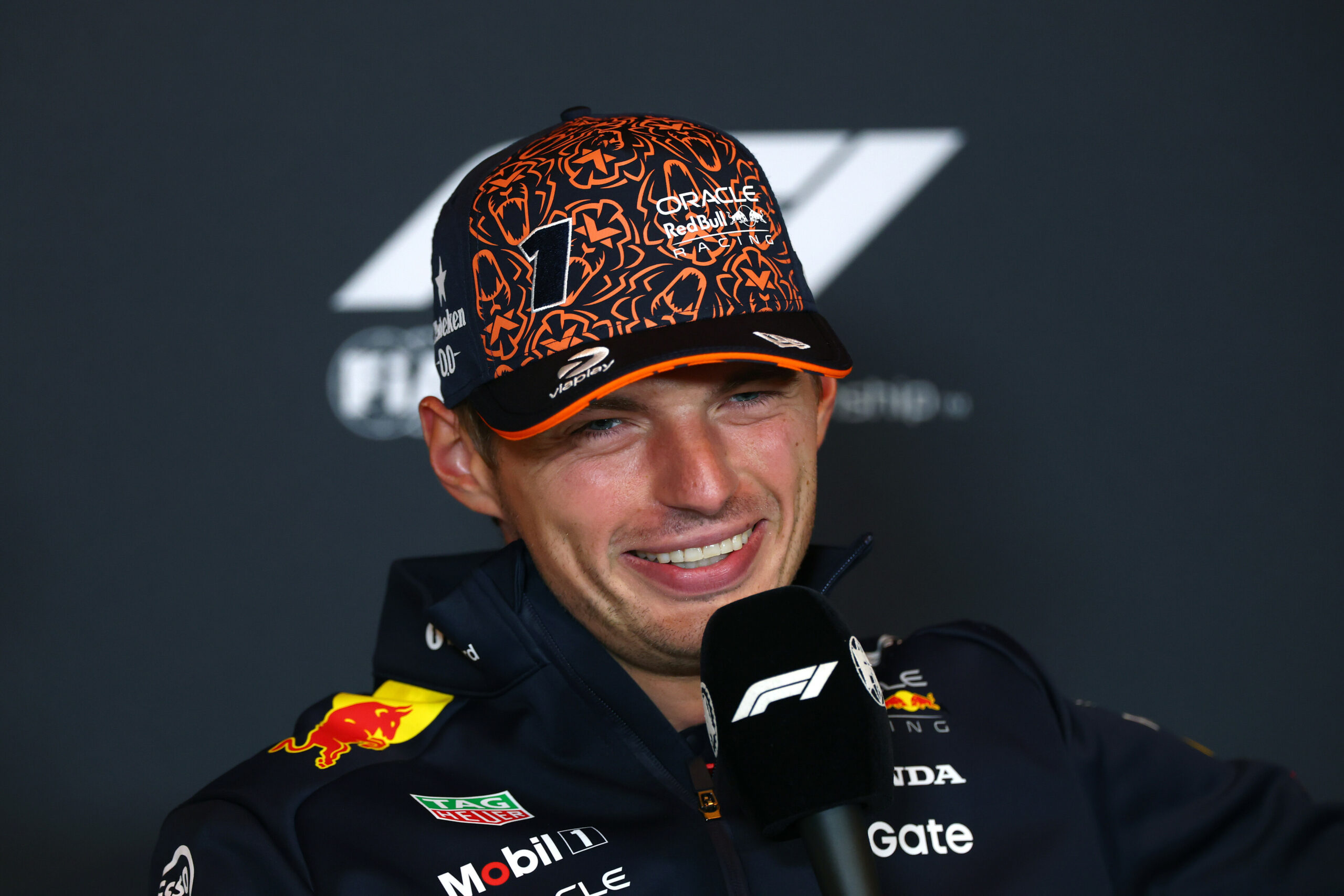 Red Bull Racing's Max Verstappen during the 2025 F1 Dutch GP Thursday Press Conference
