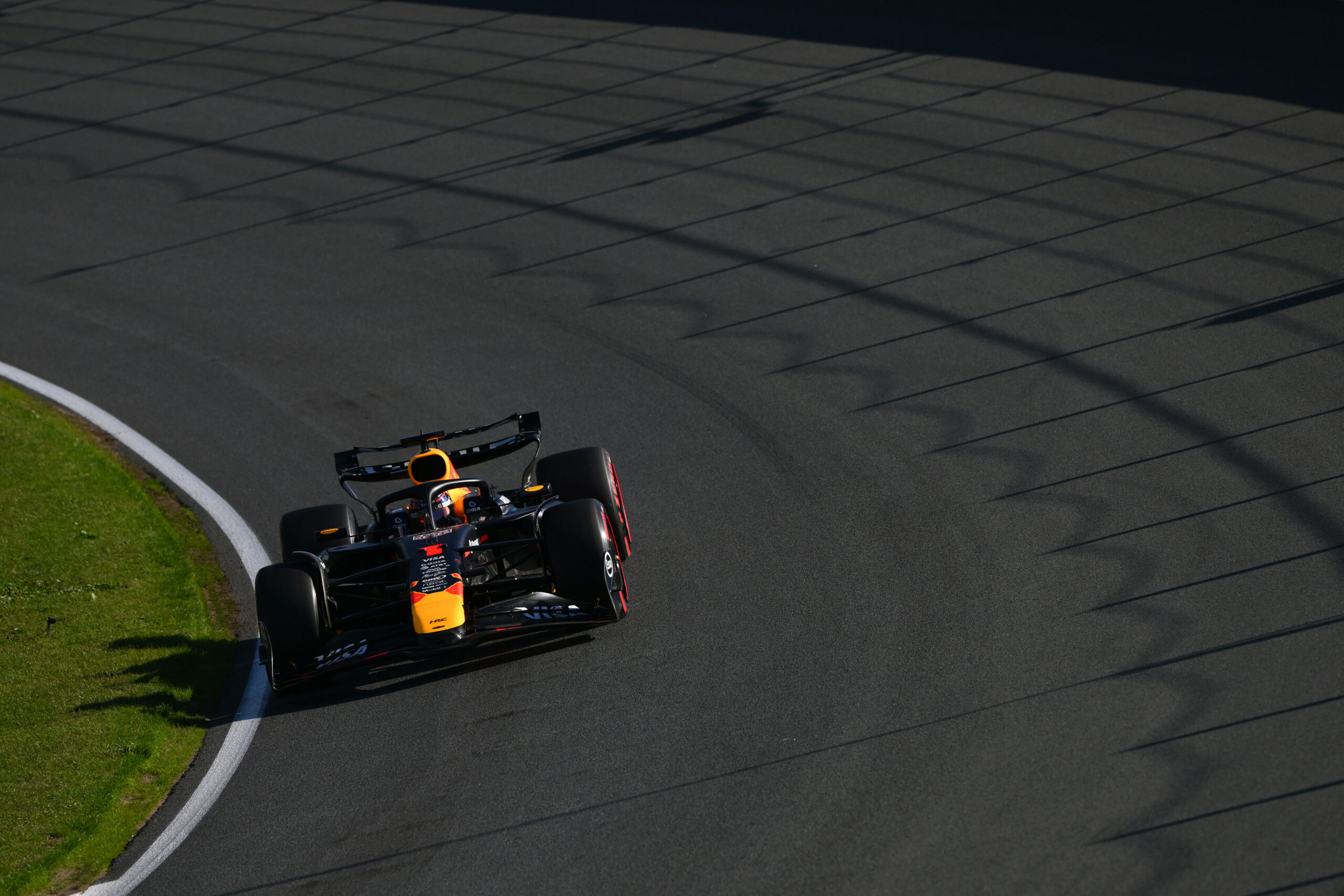 Red Bull Driver Max Verstappen in Qualifying for the 2025 F1 Dutch GP