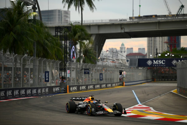 Max Verstappen tops FP3 at the F1 Singapore GP