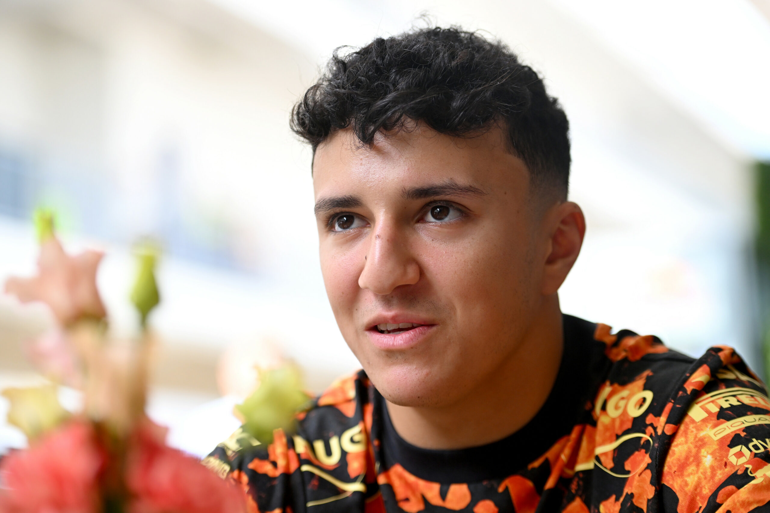 Racing Bull Driver Isack Hadjar on media day for the F1 US GP